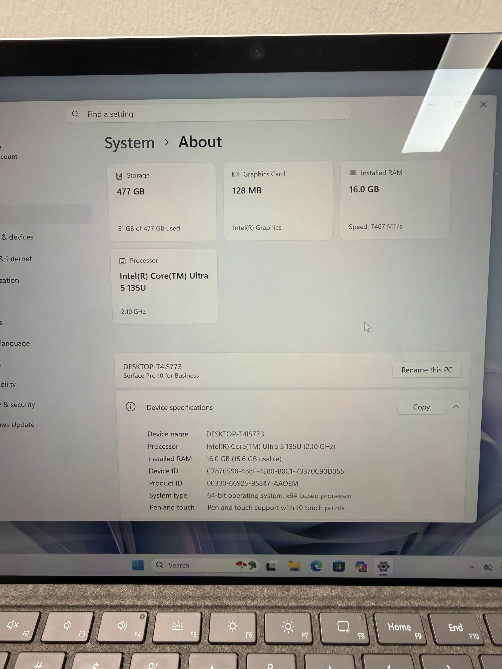 LAPTOP SURFACE PRO 10 - Image 5