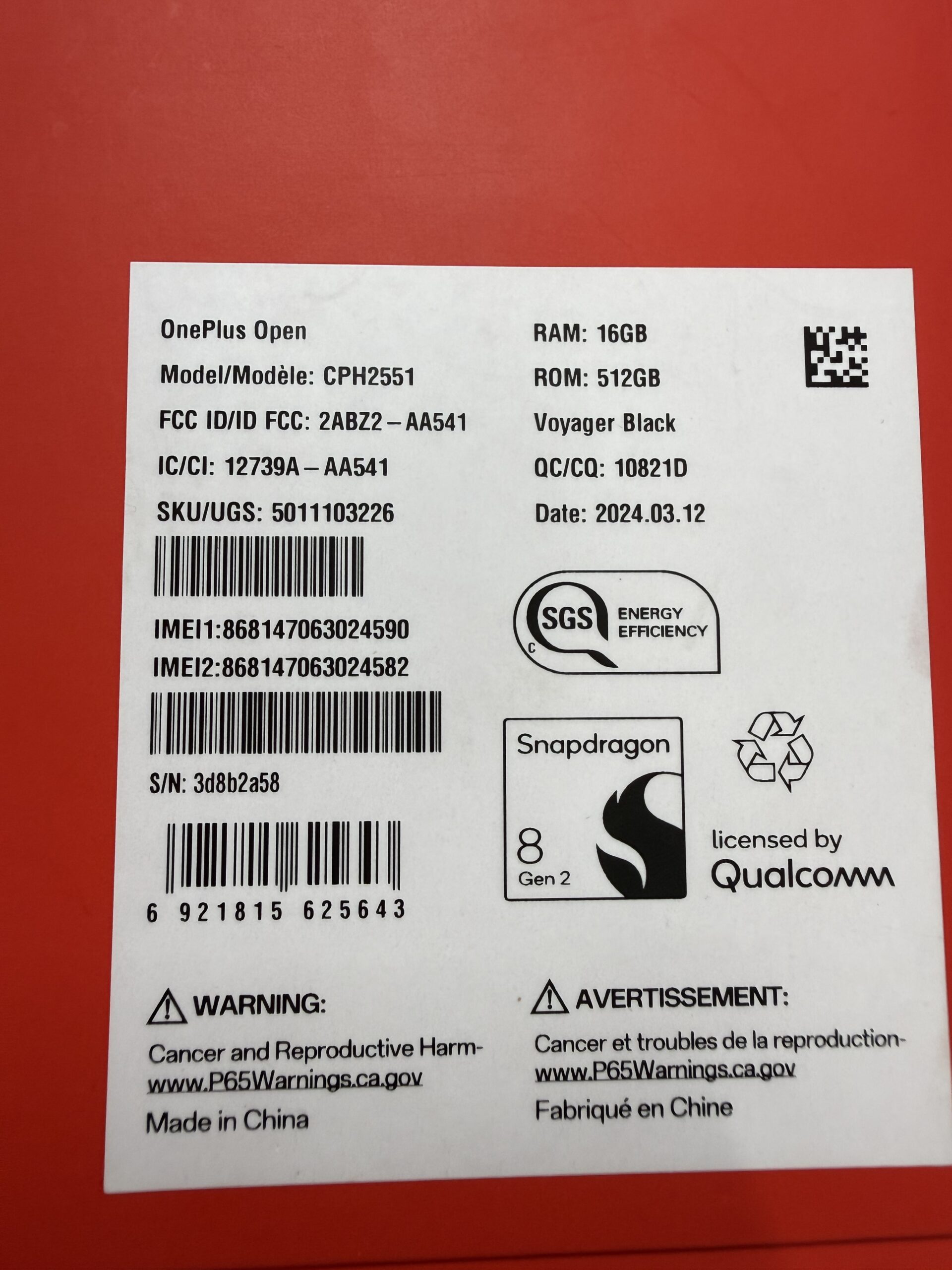 ONEPLUS OPEN 512GB - Image 7